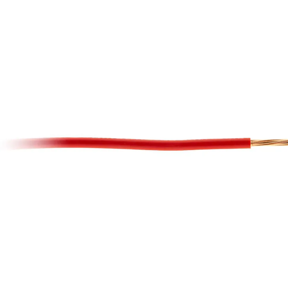 Fil électrique HO7V-R 6mm² 100m - rouge - Zenitech