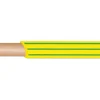 Fil électrique H07VR 10 mm² Nexans vert/jaune vendu au mètre linéaire