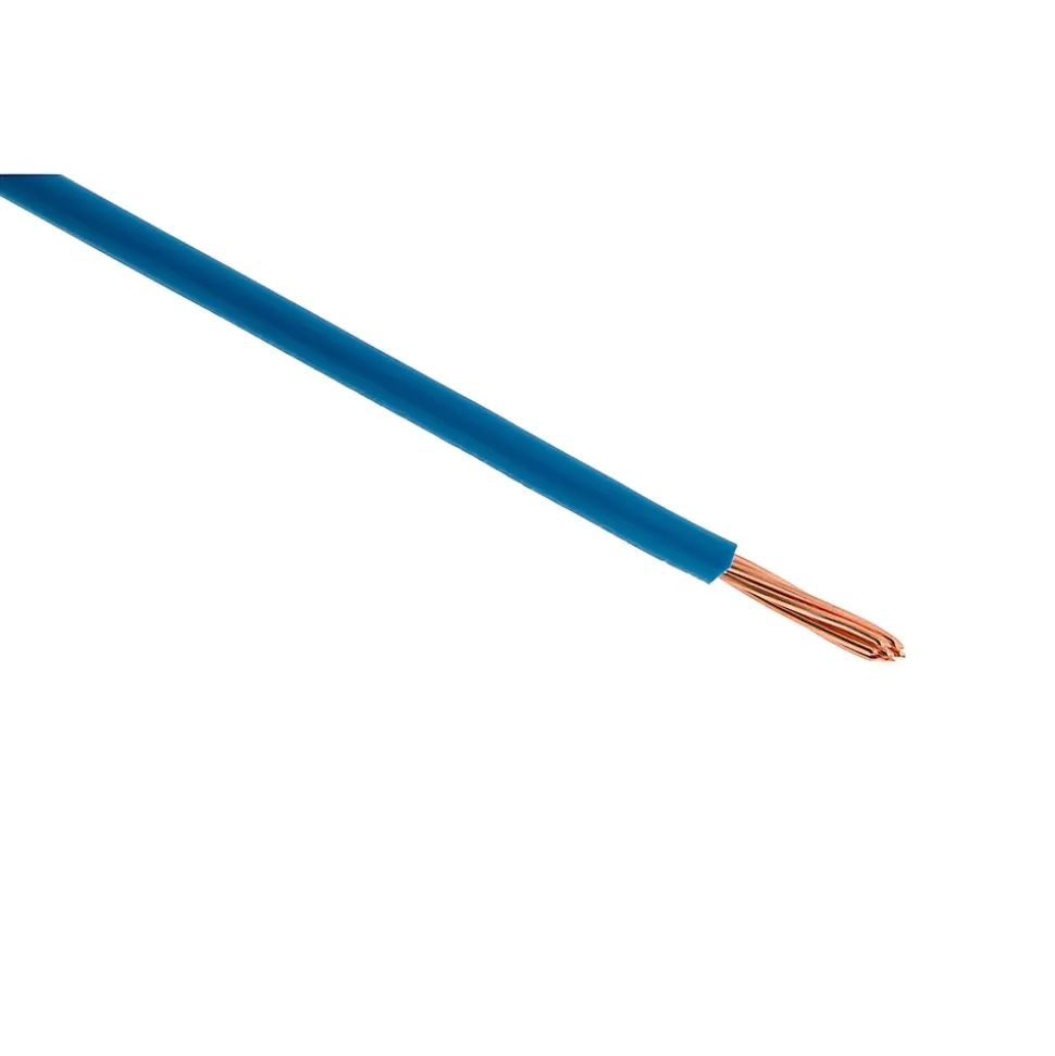 Fil électrique H07V-R 6mm² bleu - 5m - Zenitech