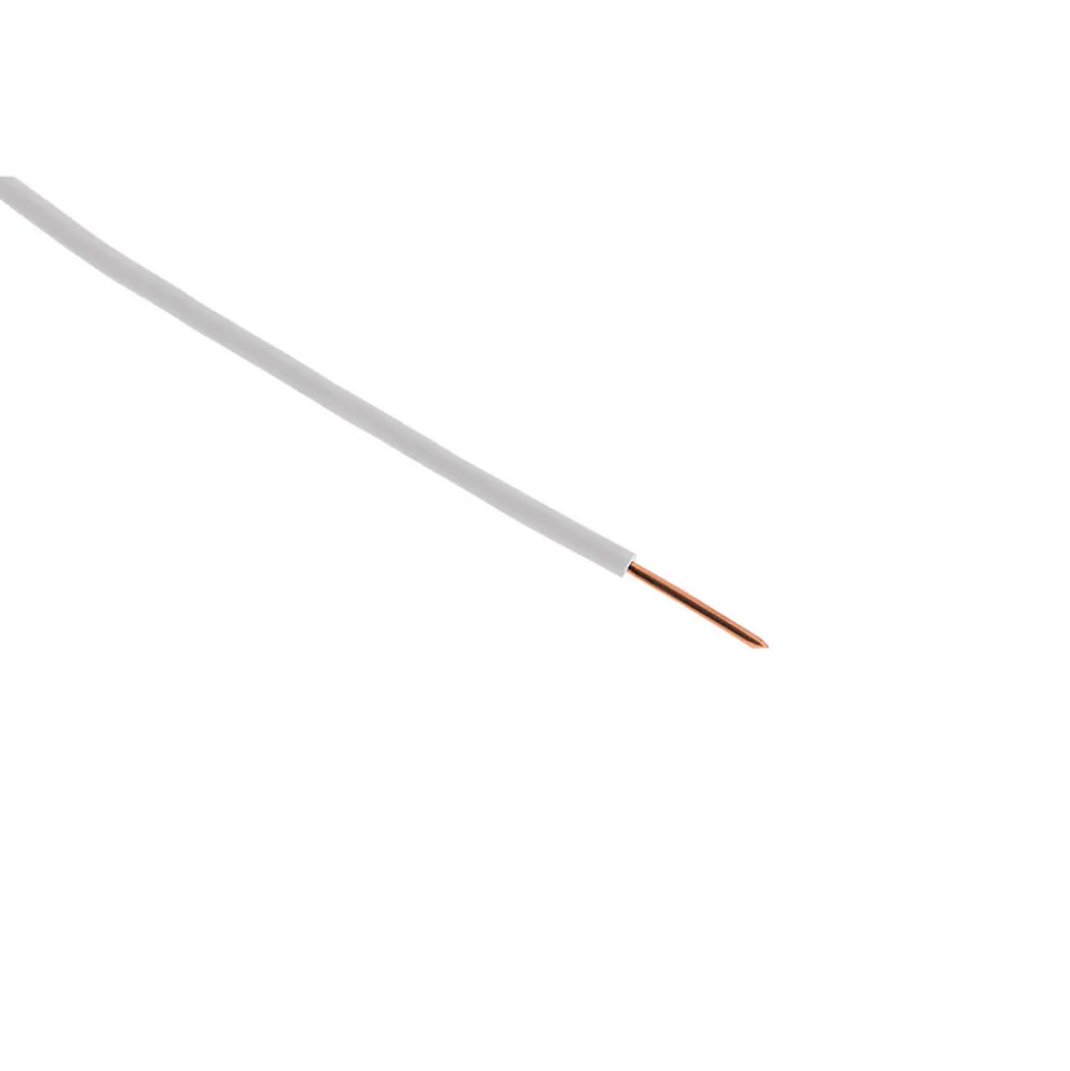 Fil électrique H07V-U 1,5mm² blanc - 100m - Zenitech
