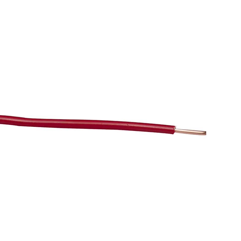 Fil électrique H07V-U 1,5mm² rouge - 25m - Zenitech