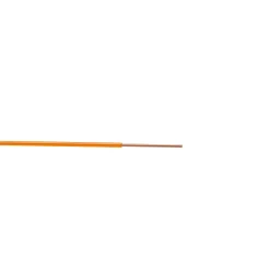 Fil 1,5mm² H07VU orange couronne 100m