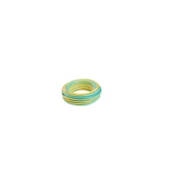 Fil 1,5mm² H07VU vert/jaune couronne 10m