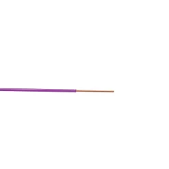 Fil 1,5mm² H07VU violet couronne 100m