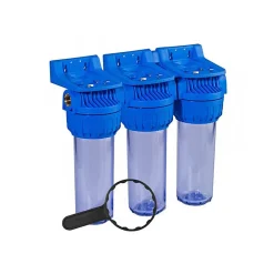 Filtre à eau 116 - Porte filtre Triplex 9 pouces 3/4 vide