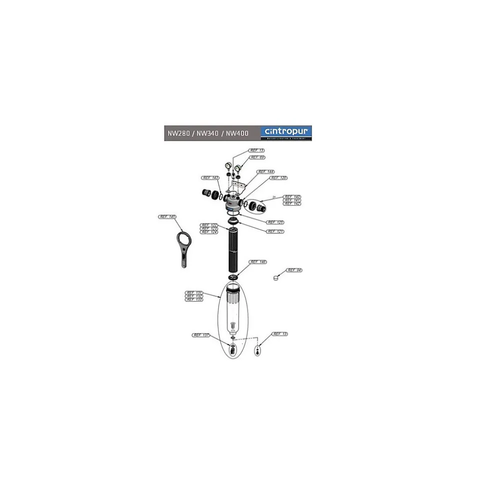 Filtre Cintropur Nw280 1" - Filtre à Sédiments 25 Microns