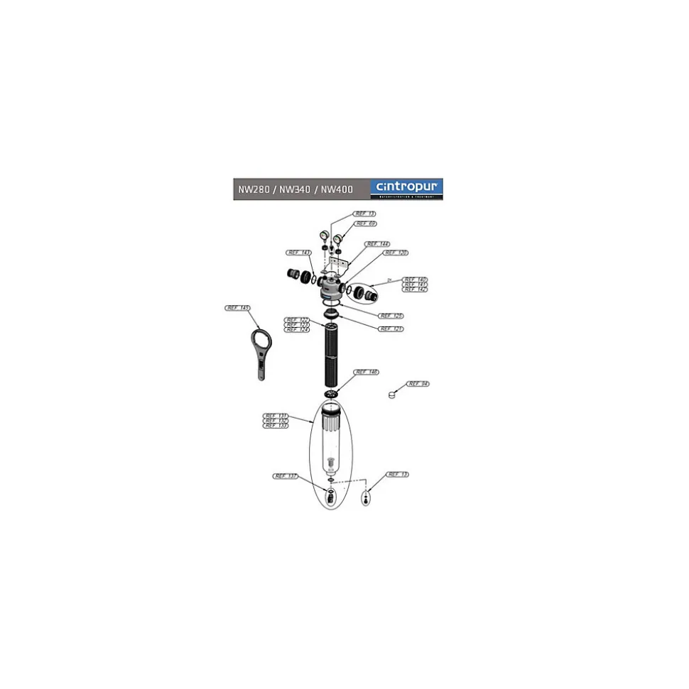 Filtre Cintropur Nw400 1"1/2 - Filtre Tamis Eau 25 Microns