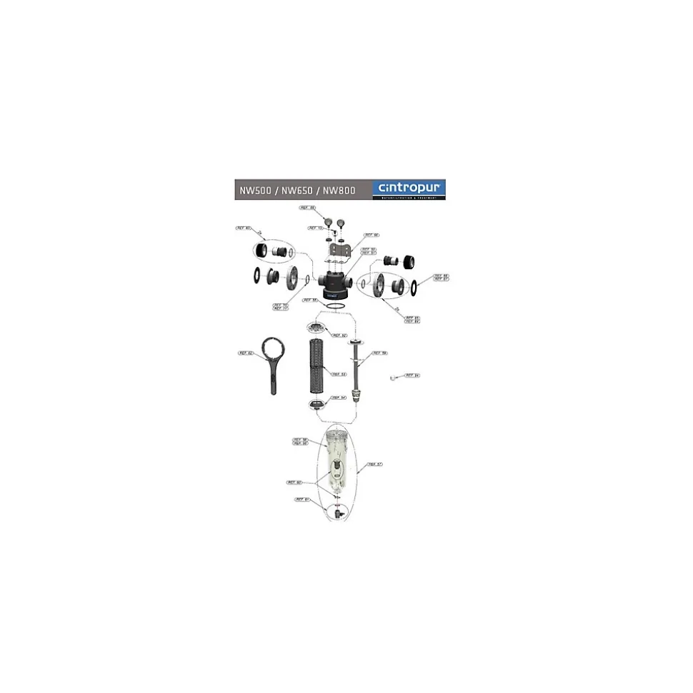 Filtre Cintropur Nw650 2"1/2 - Filtre Anti Impuretés 25 Microns