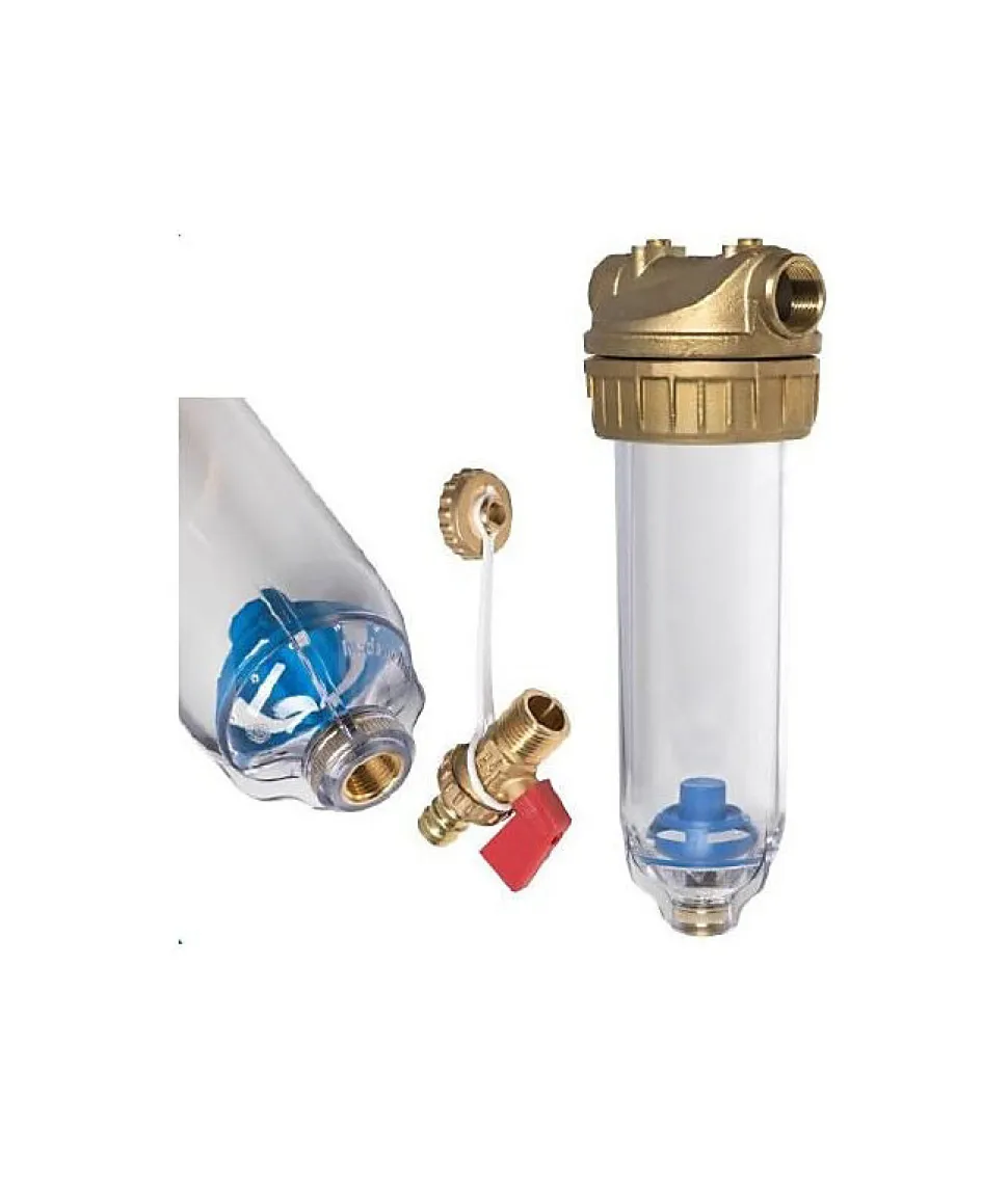 Filtre tête laiton F67 3/4 de pouce