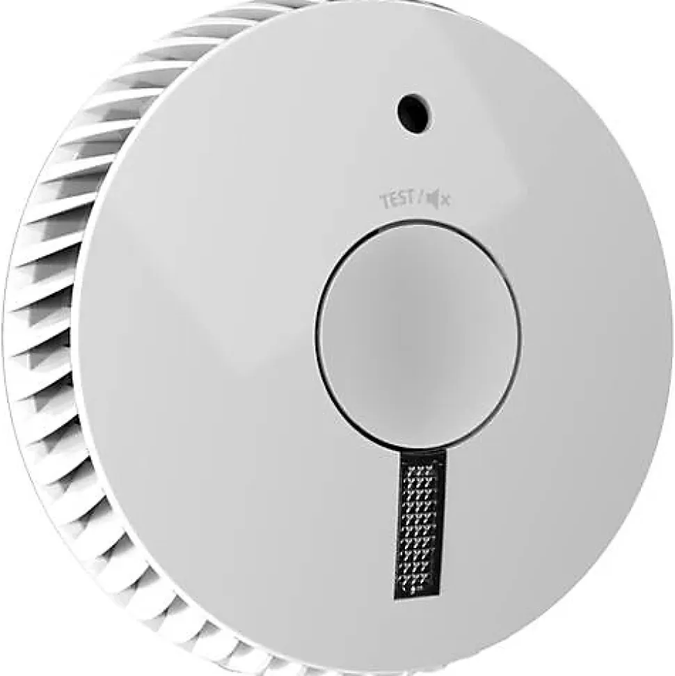 FireAngel FA-6111-INT Détecteur de fumée optique à piles avec projecteur LED d'évacuation
