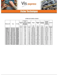 Fischer Ancrage FISCHER FBN II 20X217 Filetée sur 90 Acier zingué - 10 pièces
