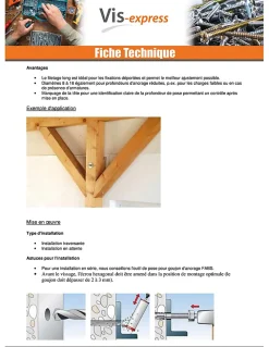 Fischer Ancrage FISCHER FBN II 20X187 Filetée sur 90 Acier zingué - 5 pièces
