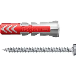 Fischer DuoPower 8 x 40 S PH - Lot cheville et vis Panhead 8 pièces