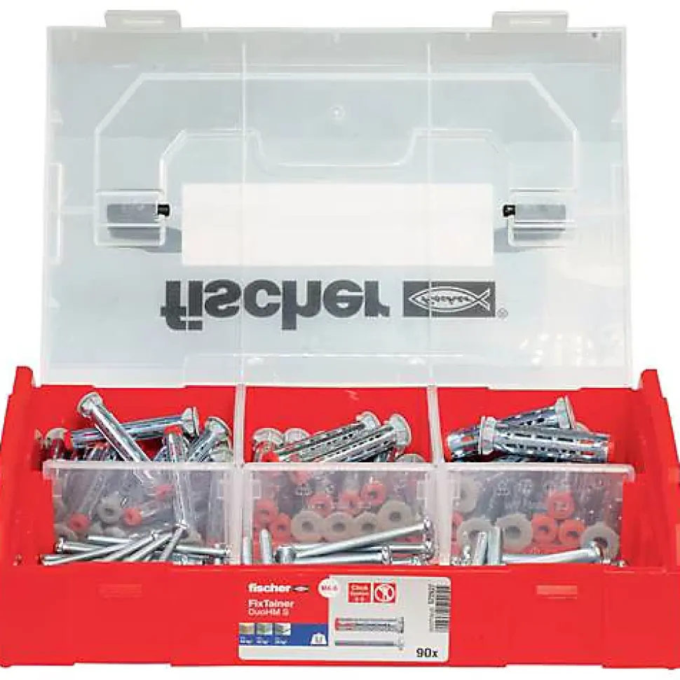 Fischer FixTainer DuoHM TX cheville pour corps creux 55 mm, montage rapide et charges élevées