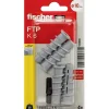 Fischer FTP K6 Cheville pour béton cellulaire 50 mm, jeu de 4 + ProfiBit PH3