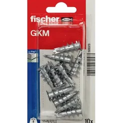 Fischer GKM 505373 Cheville métal pour plaques de plâtre 31 mm - Lot de 10