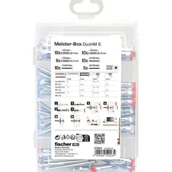 Fischer MeisterboX DuoHM TX - cheville pour corps creux 55 mm, pack de 10