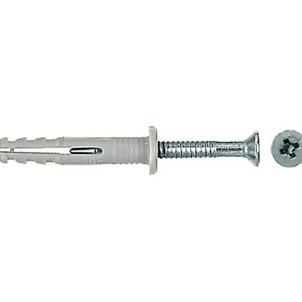 Fischer N 6 x 40/7 P Cheville à frapper en nylon 6 mm - 100 pcs