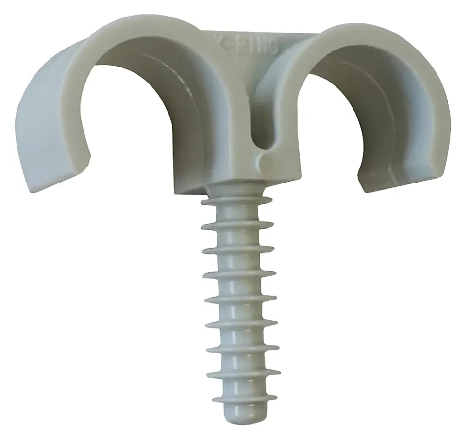 Fixation pour gaines double ø20 mm Ing Fixation