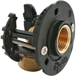 Fixation pour robinetterie Machine à laver pour PER Ø12 raccord à compression sortie femelle 15/21 (1/2")