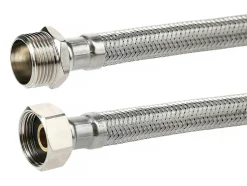 Flexible ACS sanitaire Mâle Femelle 15/21 - 500mm - GARIS - F01MF0500-15