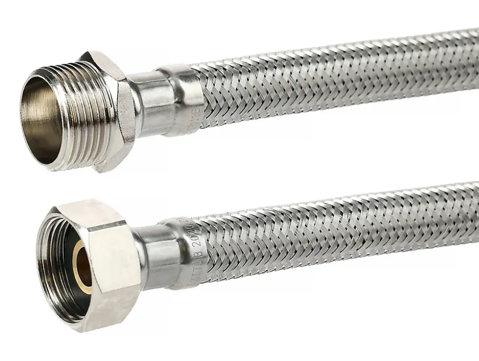 Flexible ACS sanitaire Mâle Femelle 15/21 - 500mm - GARIS - F01MF0500-15