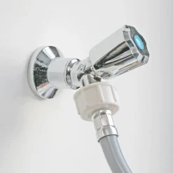 Flexible d'alimentation pour machine à laver raccords droits F-F coudé 3/4