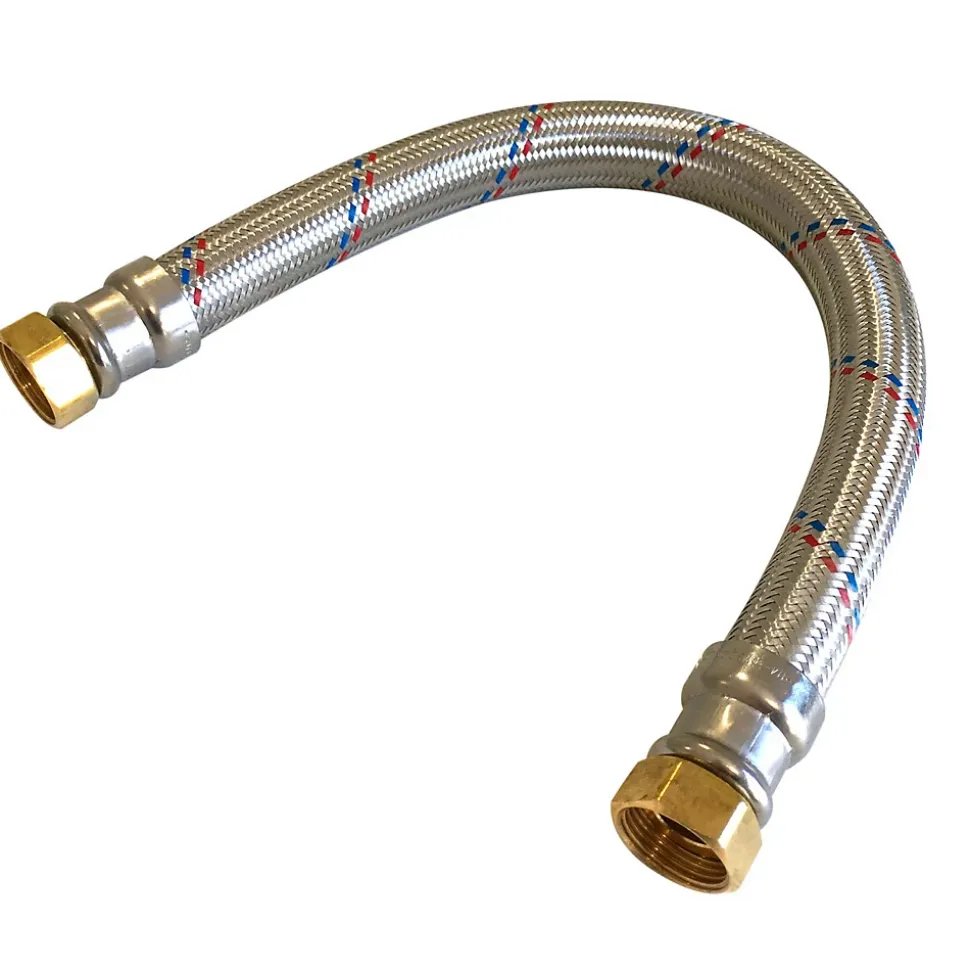 Flexible Inox 19mm Intérieur F-f 3/4" (20/27) Longueur 80cm