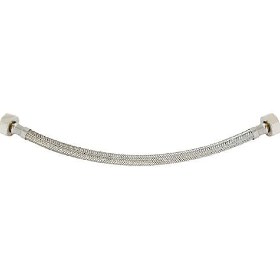 Flexible sanitaire DN8 femelle/femelle 15x21, 100 cm (2 écrous tournants)