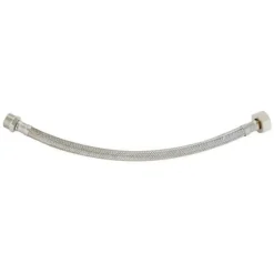 Flexible sanitaire DN8 mâle/femelle 12x17, 50 cm (Mâle et écrou tournant)