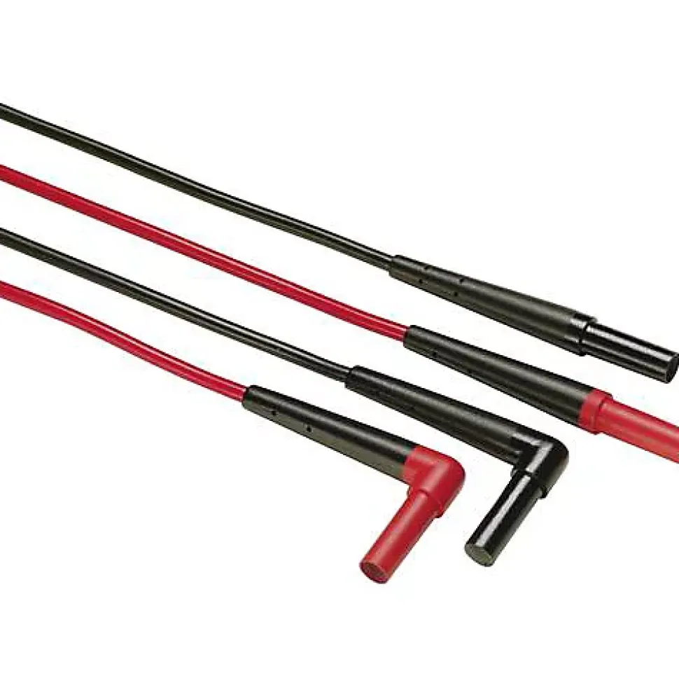 Fluke TL224 - Set de cordons de mesure de sécurité 1,5 m banane mâle 4 mm noir et rouge