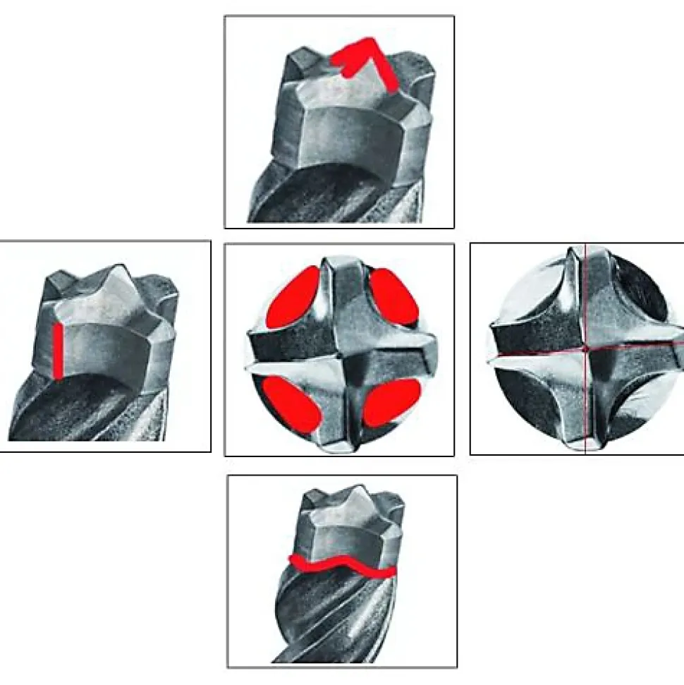 Foret béton SDS Plus diamètre 12 x 215 mm longueur utile 150 mm - multitaillants 7X - BOSCH - 2608576150