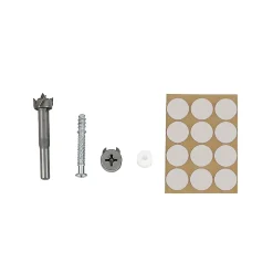 Foret Forstner Ø15 mm avec kit d’assemblage Diall pour montage de meubles
