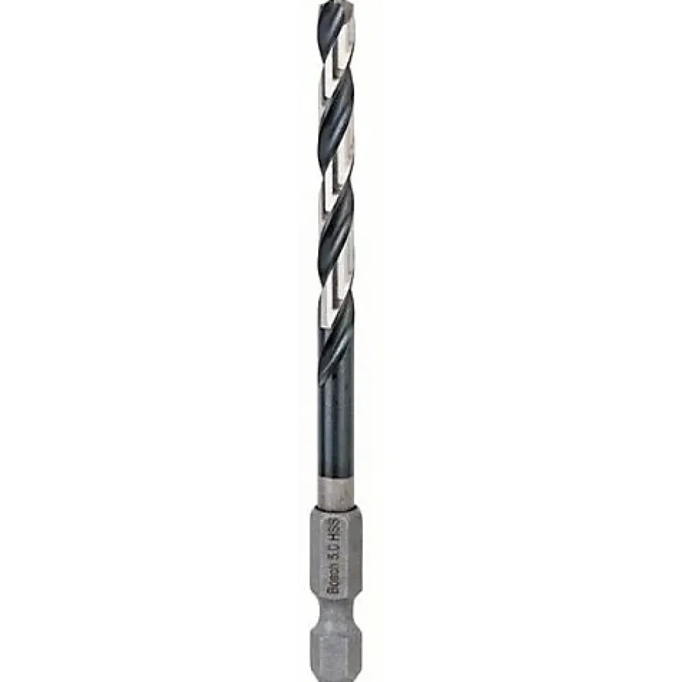Foret métal diamètre 5 x 91mm longueur utile 52mm - queue 6 pans 1/4'' - BOSCH - 2608577056