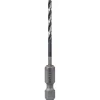 Foret métal diamètre 3 x 72mm longueur utile 33mm - queue 6 pans 1/4'' - BOSCH - 2608577048