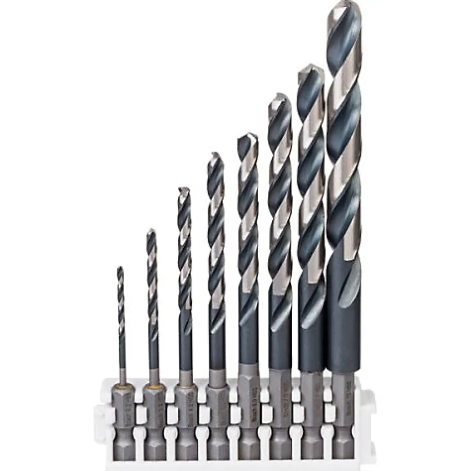 Foret métal diamètre 3 x 72mm longueur utile 33mm - queue 6 pans 1/4'' - BOSCH - 2608577048