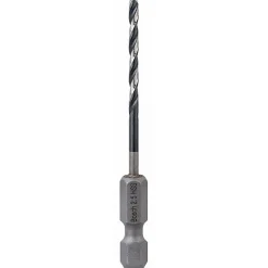 Foret métal diamètre 3 x 72mm longueur utile 33mm - queue 6 pans 1/4'' - BOSCH - 2608577048