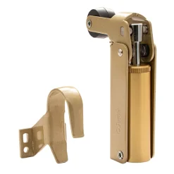 Frein de rétention force 60 N en aluminium anodisé or pour porte jusquà 40 KG