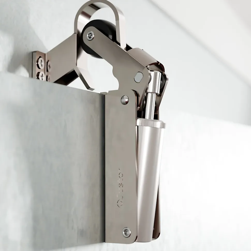Frein de rétention Réglable force 60 a 80 N, en inox 304, pour porte jusquà 80 KG.