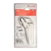 Frein de rétention Réglable force 1 a 30 N aluminium anodisé blanc pour porte jusquà 15 KG