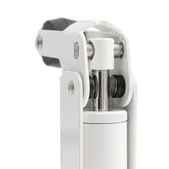 Frein de rétention Réglable force 1 a 30 N aluminium anodisé blanc pour porte jusquà 15 KG