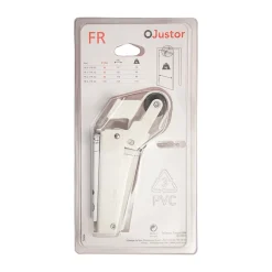 Frein de rétention Réglable force 1 a 30 N aluminium anodisé blanc pour porte jusquà 15 KG