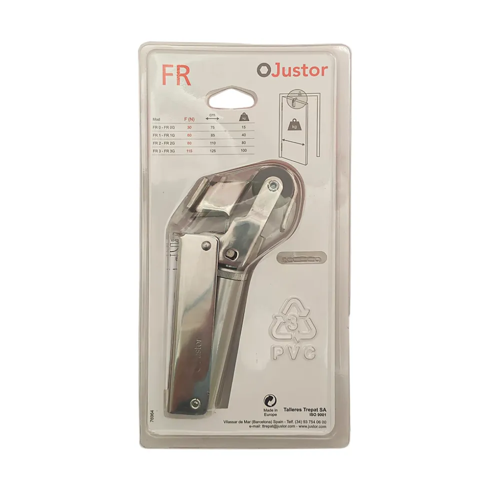 Frein de rétention Réglable force 1 a 30 N totalement en acier inox AISI 304 pour porte jusquà 15 KG