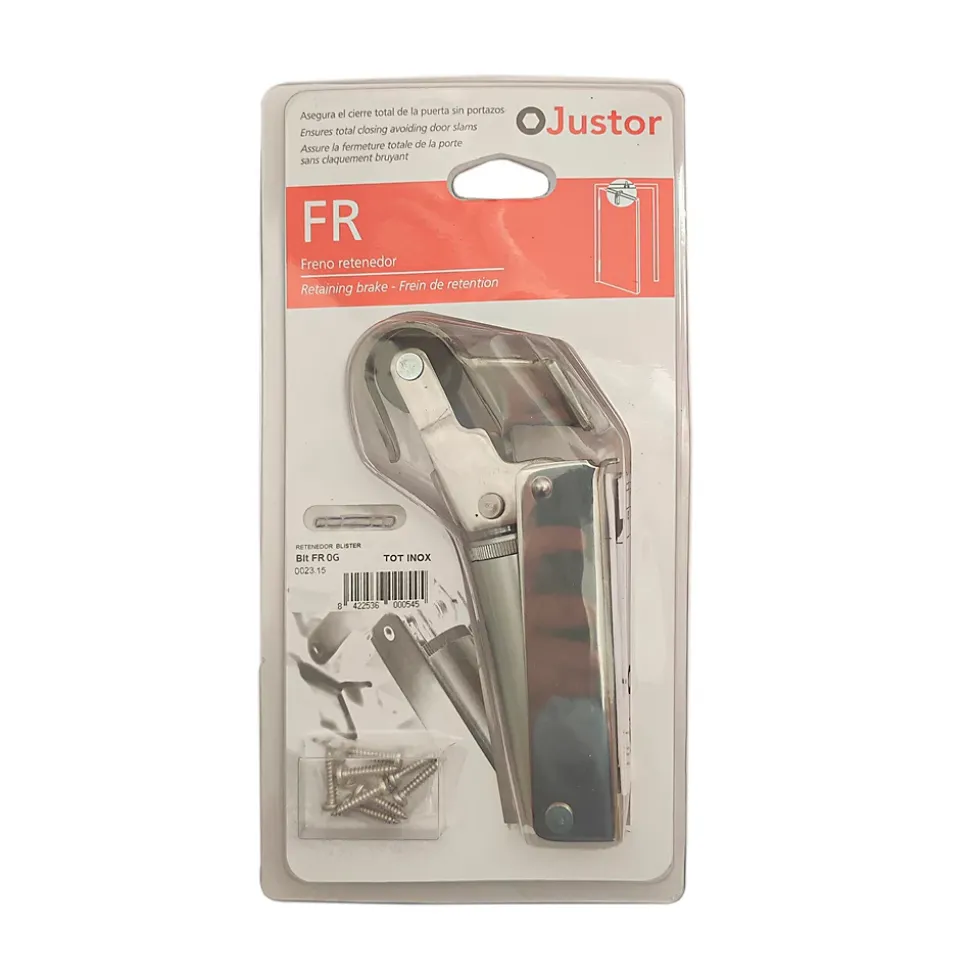Frein de rétention Réglable force 1 a 30 N totalement en acier inox AISI 304 pour porte jusquà 15 KG