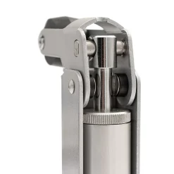 Frein de rétention Réglable force 1 a 30 N aluminium anodisé argent pour porte jusquà 15 KG