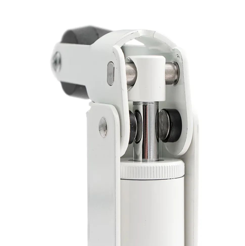 Frein de rétention Réglable force 30 a 60 N aluminium anodisé blanc pour porte jusquà 40 KG