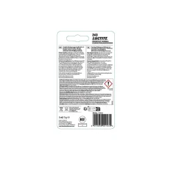 Frein filet Loctite 243 flacon 5ml pour métal