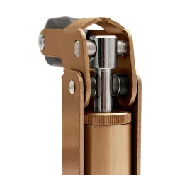 Frein rétention Réglable force 80 a 115 N, aluminium anodisé bronze, pour porte jusquà 100 KG.