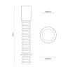 Gaine électrique enterrée FI32 mm 50 m EDO annelée double paroi avec tire fil et manchon 450 N bleue EDO