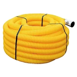 Gaine pour réseaux enterrés jaune Ø 40 mm x 15 m Fitt